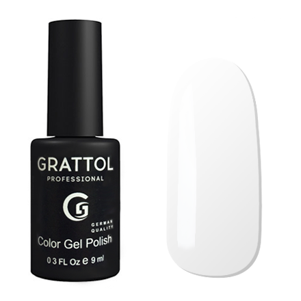 Grattol UV/LED Gel Lack 001 White 9ml grattol_uv_led_gel_lack_001_white_9ml