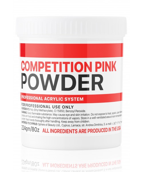 Basic acryl powder Competition pink 224 g,K Professional basic_acryl_powder_competition_pink_224_g_k_professional
