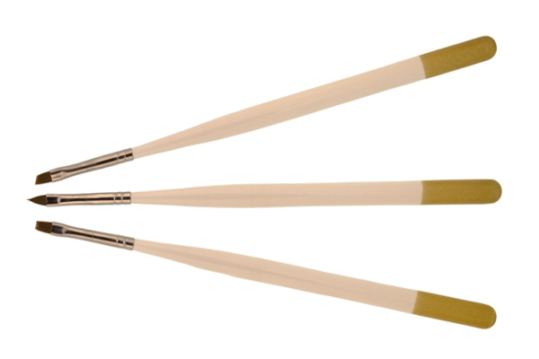 nail_brush_set_3_st_white_gold