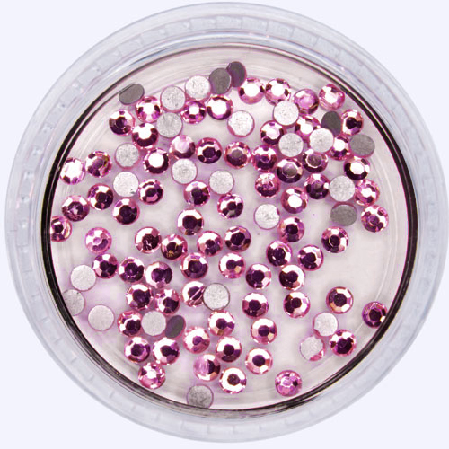 Crystal Strasssteine, Rose SS3,100St crystal_strasssteine_rose_ss3_100st