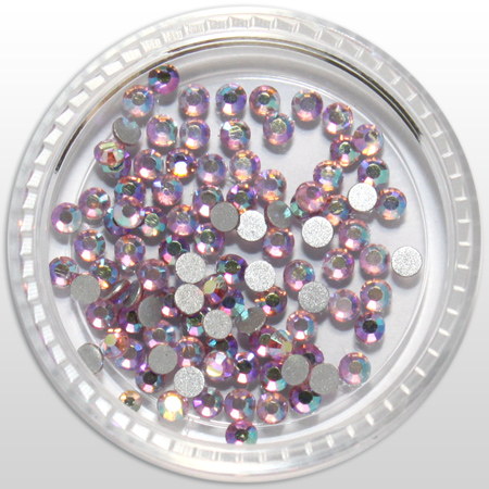 Crystal Strasssteine, Light Rose AB SS3,100St crystal_strasssteine_light_rose_ab_ss3_100st