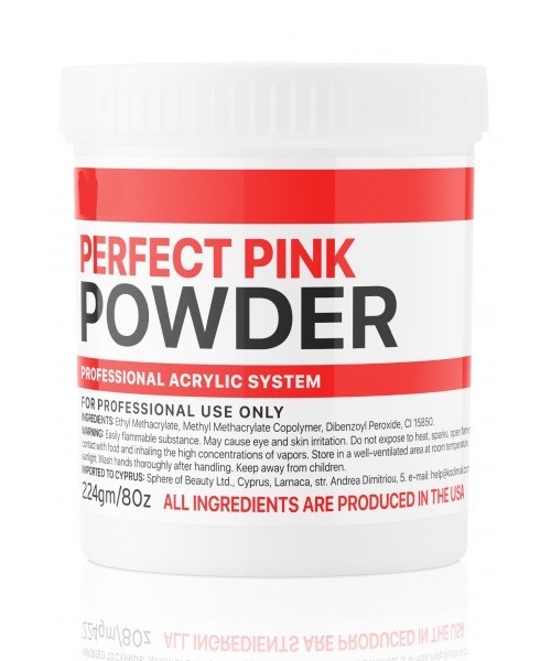 Basic acryl powder pink 224 g, K Professional basic_acryl_powder_pink_224_g_k_professional