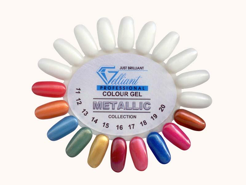 Palette Nail Art Farbgel Metallic Collection palette_nail_art_farbgel_metallic_collection_gelliant_