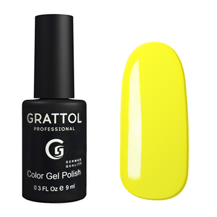 Grattol UV/LED Gel Lack 034 Yellow 9ml grattol_uv_led_gel_lack_034_yellow_9ml