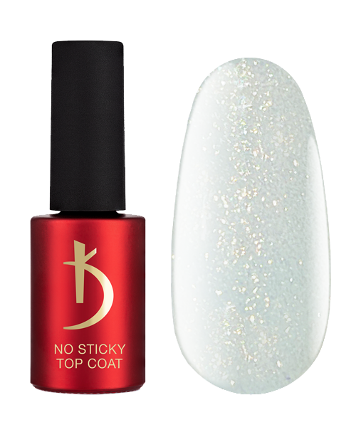 No Sticky Top Coat Sparkle Gold 7 ml K Professional no_sticky_top_coat_sparkle_gold_7_ml_k_professional